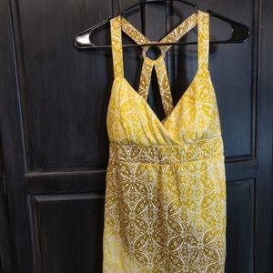 LAST CHANCE Self Esteem Yellow Racerback Tank Top